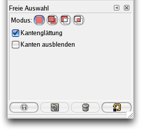Eigenschaften für das Lassowerkzeug
